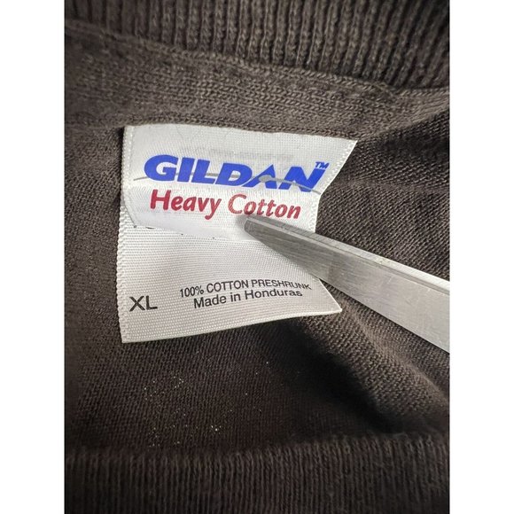 Y2K Bored to Death HBO Promo Graphic Shirt SZ XL Chocolate Brown Granola - Picture 6 of 6